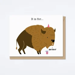 B is For Birthday Card