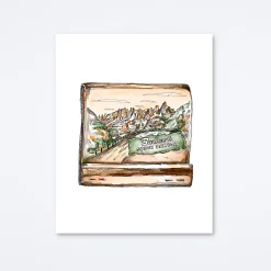 Badlands Art Print