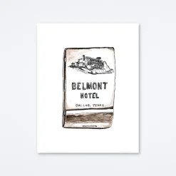 Belmont Hotel Art Print