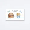BFF Burger and Fries Sticker