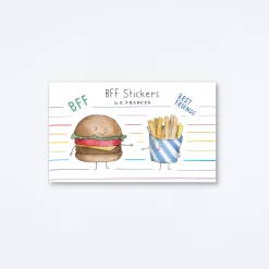 BFF Burger and Fries Sticker