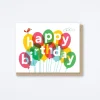 Birthday Balloon Kitty Card