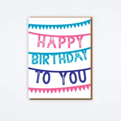 Birthday Flags Card