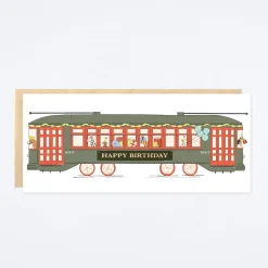 Birthday Party Streetcar Card