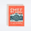 Birthday Smile Camera Card