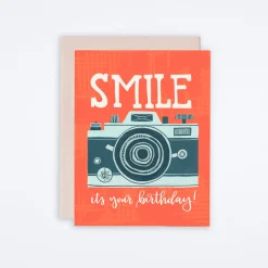 Birthday Smile Camera Card