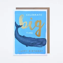 Birthday Whale Card