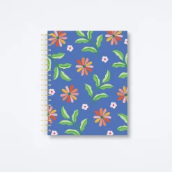 Blue Jardin Notebook