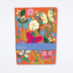 Butterfly Garden Large Paperback Journal