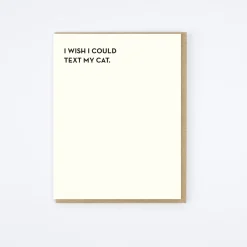Cat Text Card