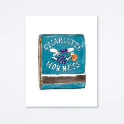 Charlotte Hornets Art Print