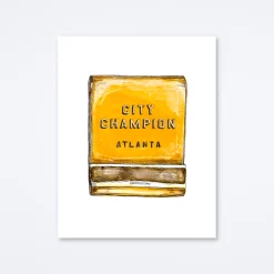 City Champion Art Print