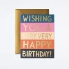 Color Block Birthday Card