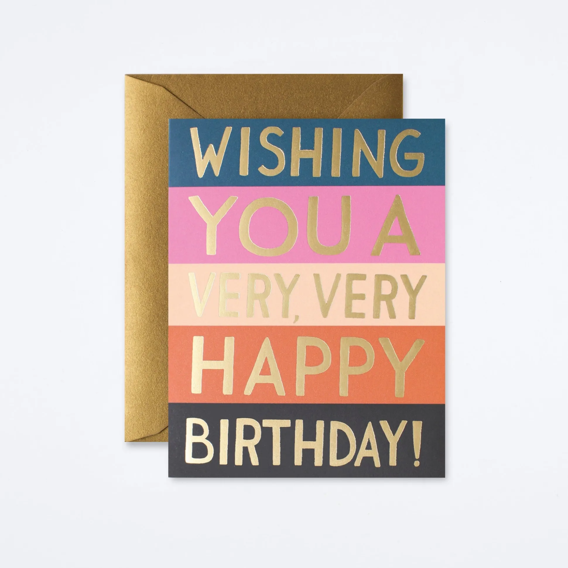 Color Block Birthday Card