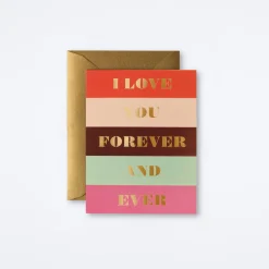 Color Block Love Card
