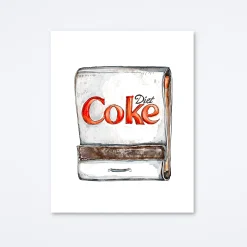 Diet Coke Art Print