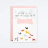 Doggies in Heaven Card