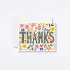 Floral Thanks Card