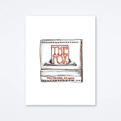 Fox Theatre Art Print