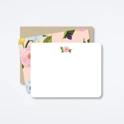 Garden Floral Flat Notecard Set