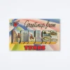 Greetings From Dallas Heart Postcard