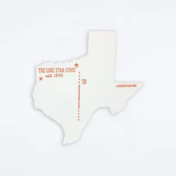 Greetings from Texas Die Cut Postcard