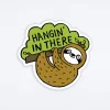 Hangin' In There Sloth Sticker