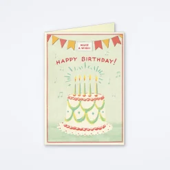 Happy Birthday Cake Card