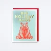 Holiday Hugs Bear Boxed Christmas Card Set