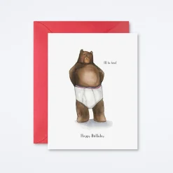 I'll Be Brief Birthday Card