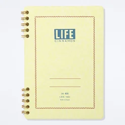 Life Cinnamon Ringed B6 Notebook