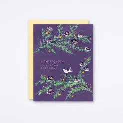 Little Bird Birthday Card