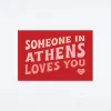 Loves You Athens Postcard
