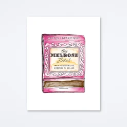 Melrose Hotel Art Print