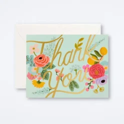 Mint Garden Thank You Card
