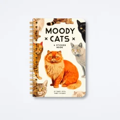 Moody Cats Sticker Book