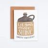 Moonshine Birthday Card