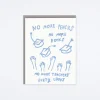 No More Pencils Card