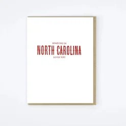 North Carolina Loves Card