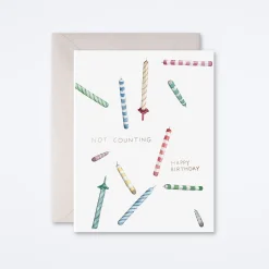 Not Counting Candles Birthday Card