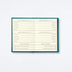 Not My Passwords Diary