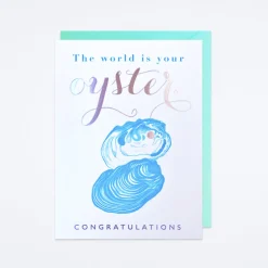 Oyster Congrats Card