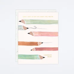 Pencils Grad Card