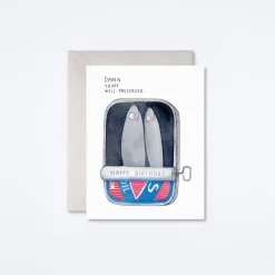 Sardines Birthday Card