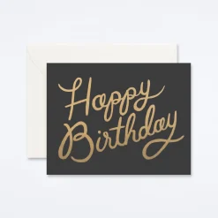 Shimmering Birthday Card