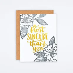 Sincere Thank You Card