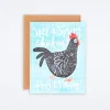 Spring Chicken Birthday Card
