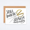 Still Sharp Birthday Card