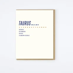 Taurus Card