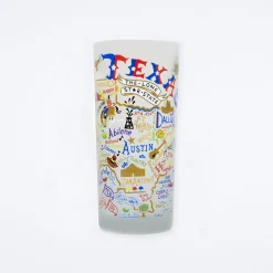 Texas Drinking Glass